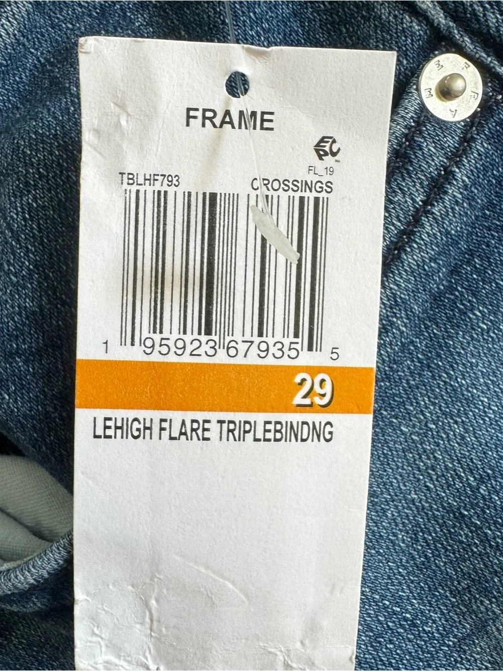 🆕 FRAME Le High Flare Triplebinding Jeans